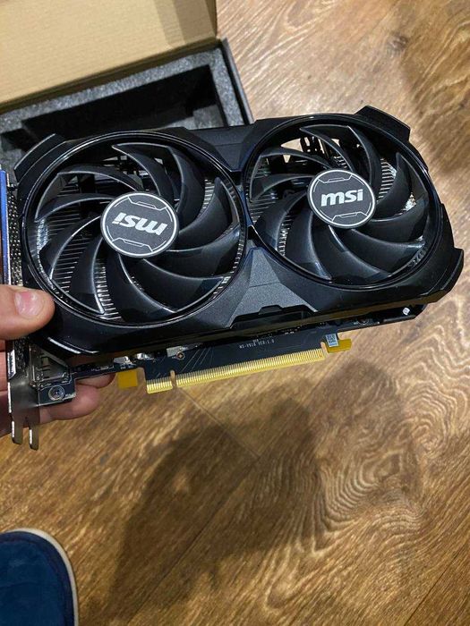 MSI GeForce RTX 4060 VENTUS 2X BLACK 8G OC потужна, як нова,з тестами!