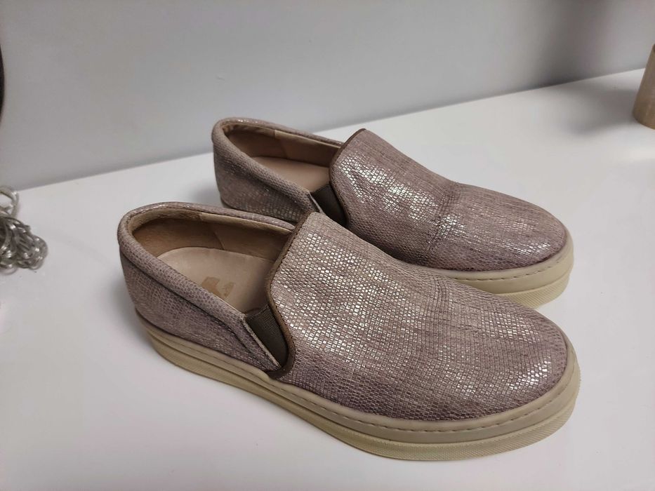 Espadryle UNISA półbuty skóra naturalna