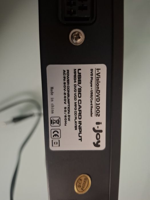 Leitor DVD i-Joy com USB e SD Card