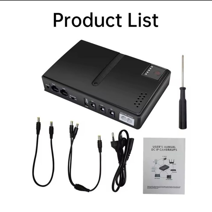 ДБЖ ИБП UPS для роутера 5V 9V 12V 16000mah