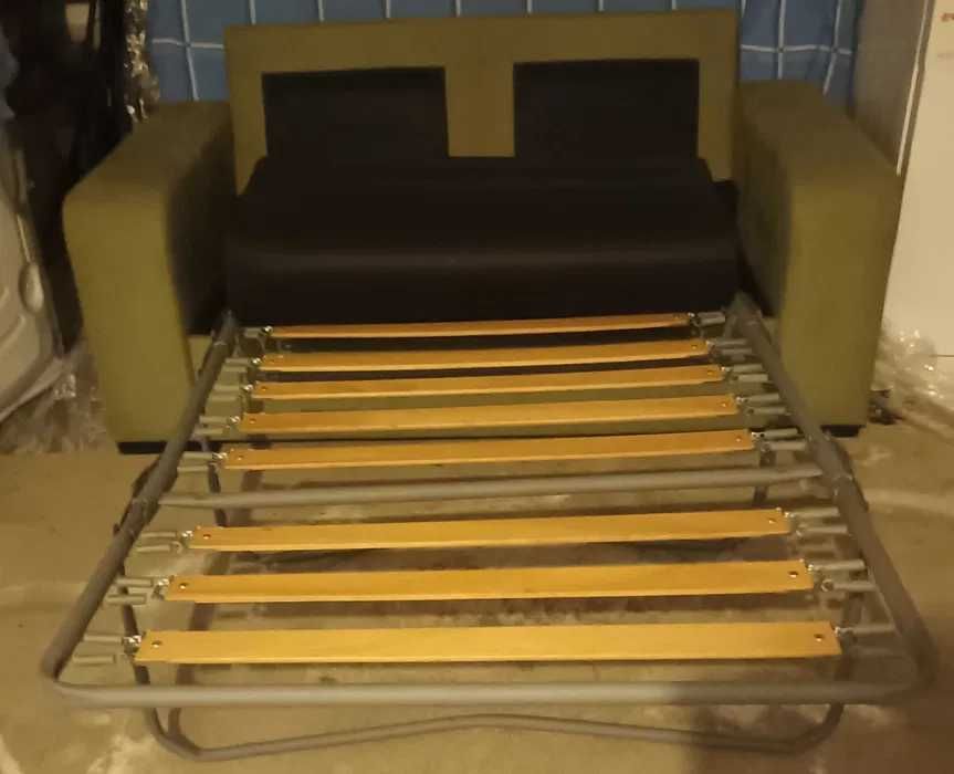 Sofá cama 2 lugares, em tecido