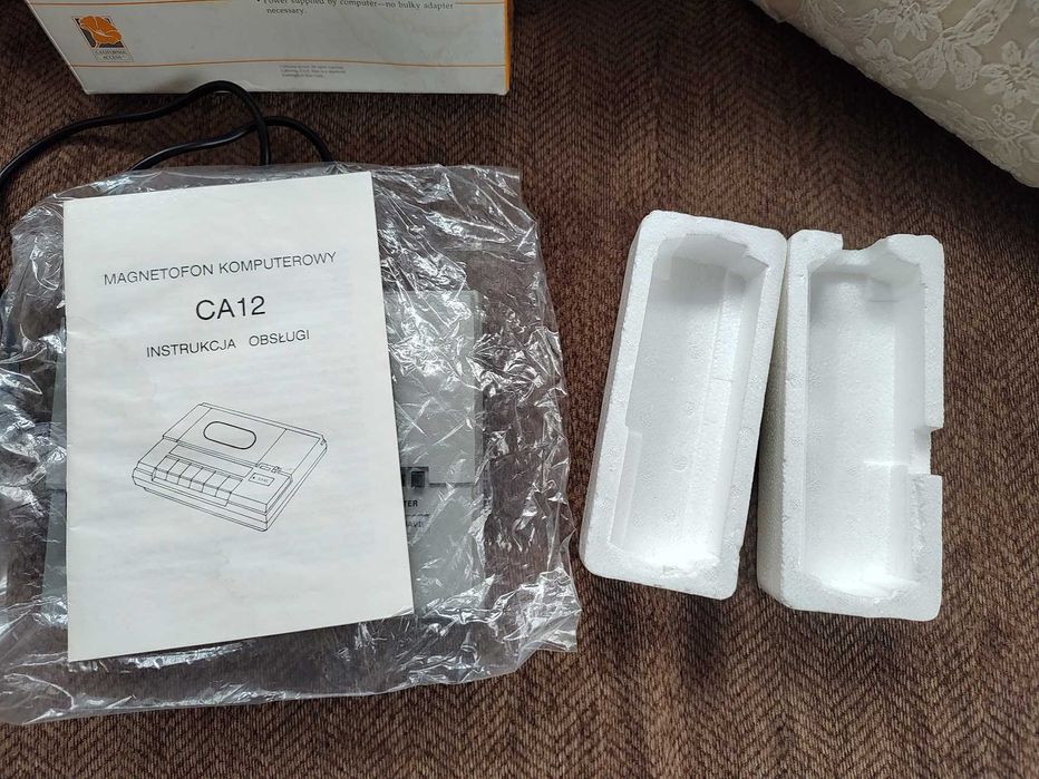 Magnetofon ATARI CA-12 stan idealny, komplet, instrukcja, pudełko, plomba, zero zółci