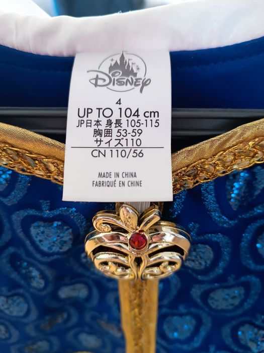 Vestido da Branca de Neve Disney original 4 anos