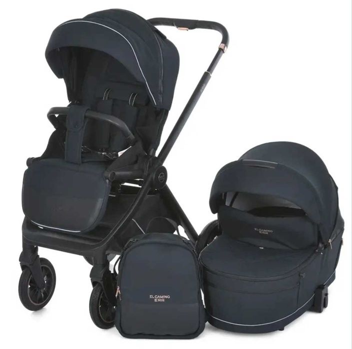 Коляска 2 в 1 El Camino Era чорна