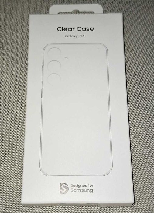 Оригинальный чехол Samsung Galaxy S24 Plus Clear Case SM-S926b