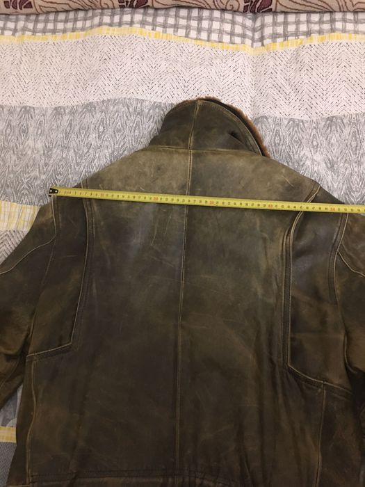 Куртка байкерская бу. Натуральная кожа.