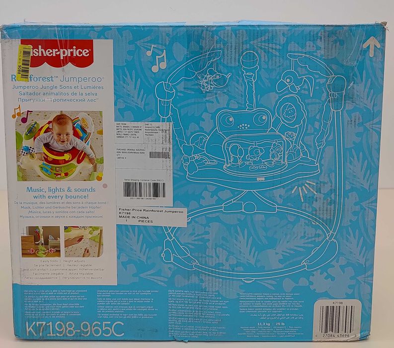 Fisher-Price Skoczek Przyjaciele z Lasu Tropikalnego K7198 D178