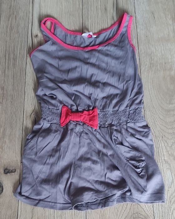 Kombinezon na ramiączkach szary 140
