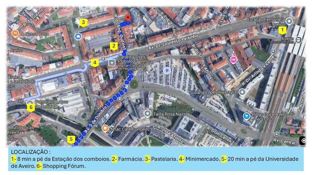 Quarto para arrendar em Aveiro