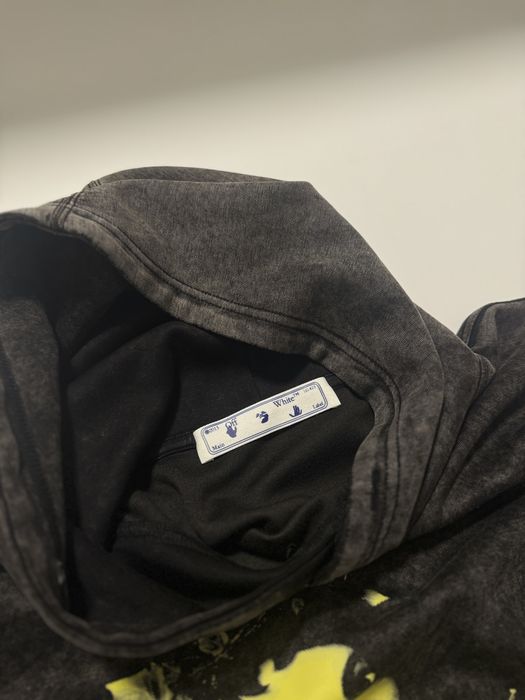 Худі Off-White темно сірого кольору М розмір