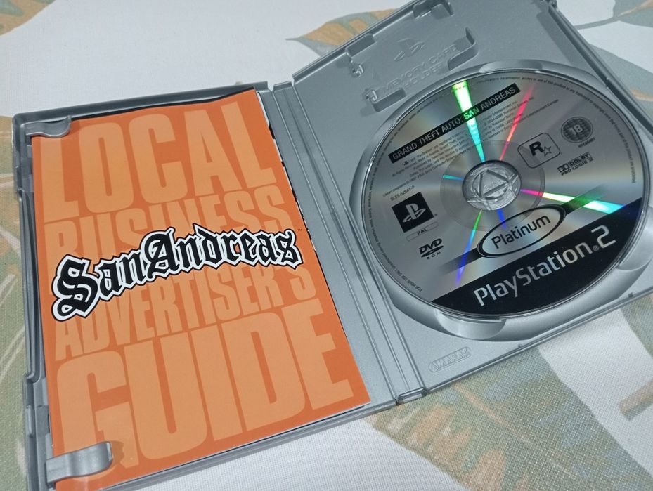 Jogo PlayStation 2 Grand Theft Auto San Andreas