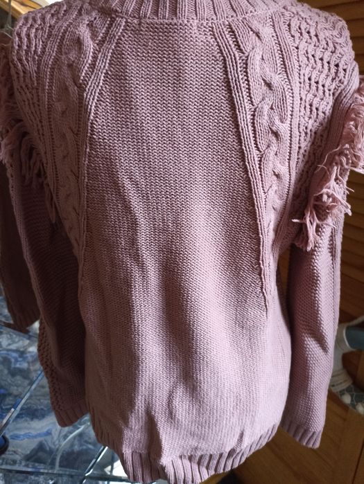 Tu sweter frędzle s-m