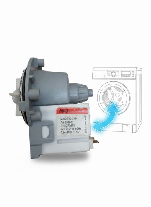 Насос помпа для стиральной машины Askoll M224 XP 40W пральної машини