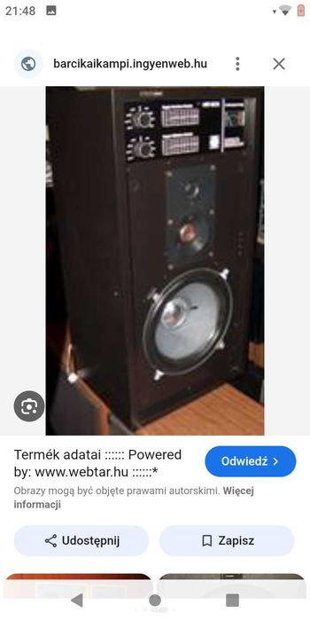 Kolumny głośnikowe duże monitory Palladium 3 wege box trójdrożne