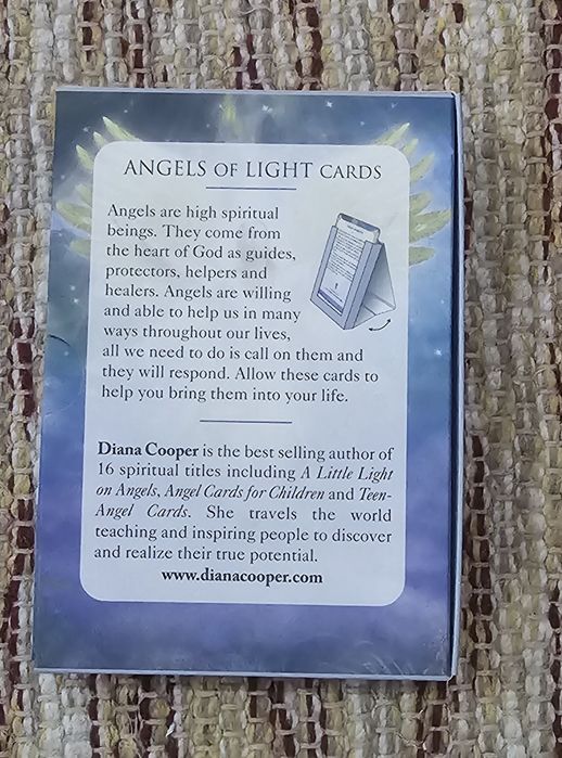 Oráculo/cartas Angels + Atlantis de Diana Cooper