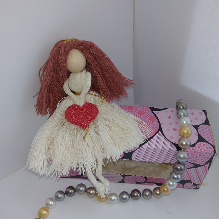 Лялька з ниток 15 см