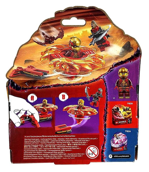 Lego Ninjago Smoczy spinner Spinjitzu Kaia 71823