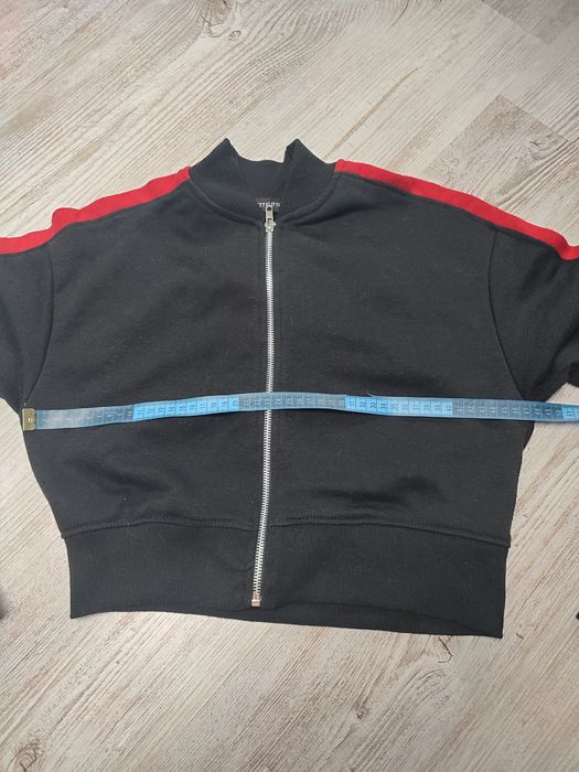 Pretty little thing S 36 bluza damska krótka oversize szeroka crop