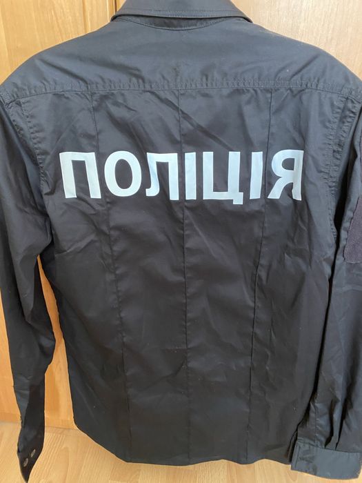 Поліцейська сорочка. Чорна.