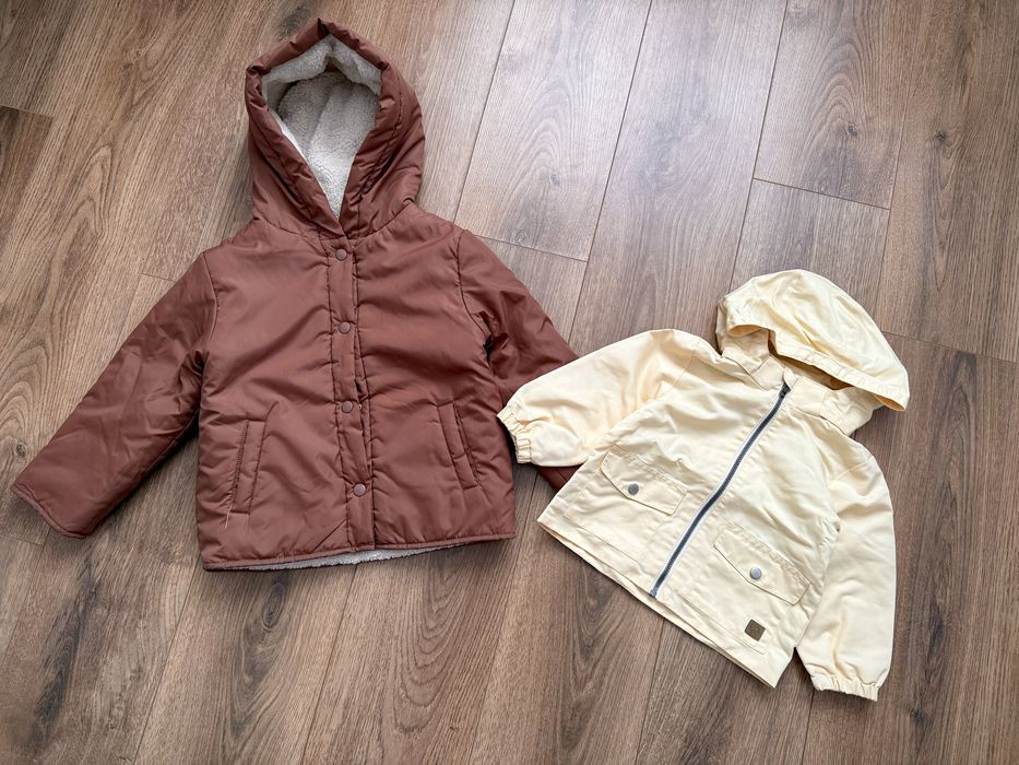 Куртка зимова, вітровка, дощовик, тренч zara hm 86,92,98,110,116,122