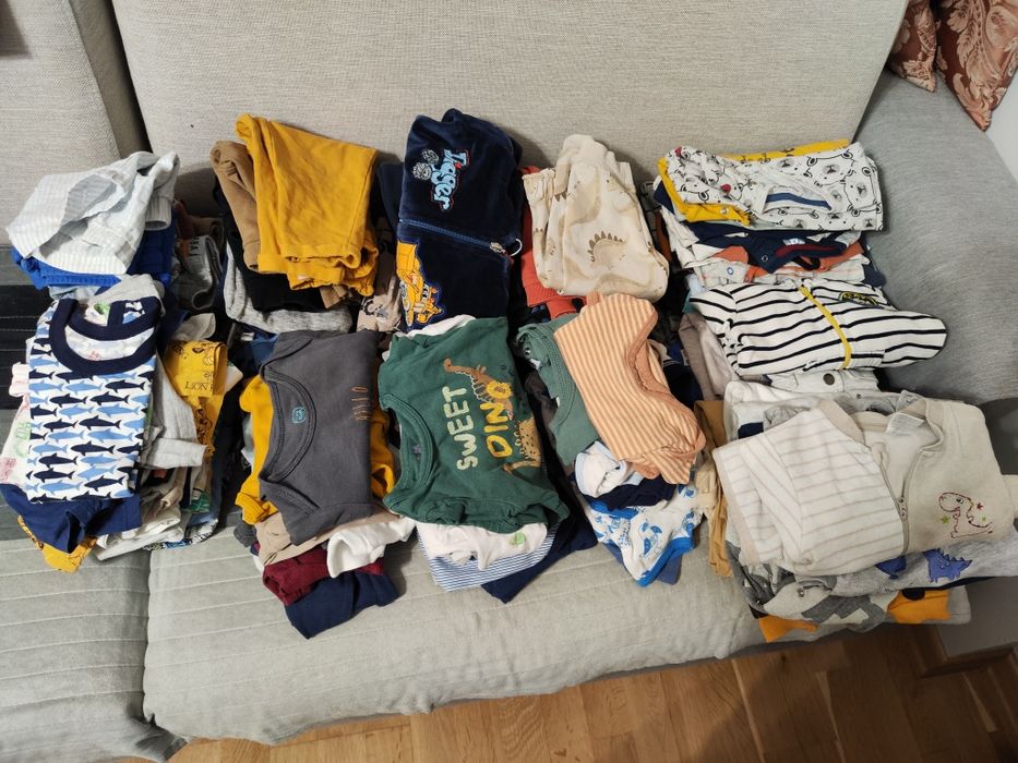 Ubranka dla chłopca rozmiar 80