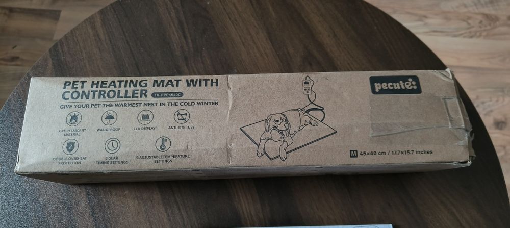 Elektryczna mata grzewcza dla psa Pecute