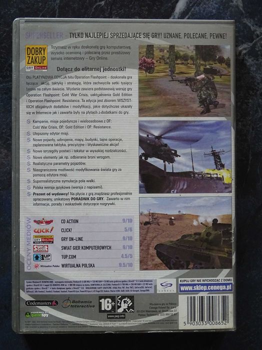 Unikat Operation Flashpoint: Platynowa Edycja PC