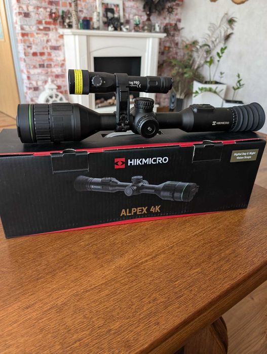 Luneta noktowizyjna Hikmicro Alpex 4K + X-Hog PRO