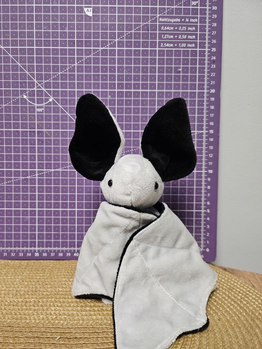 Handmade pluszowy nietoperz