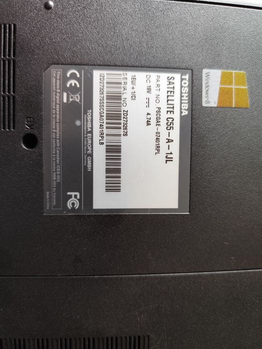 Laptop Toshiba Satellite C55-A-1JL