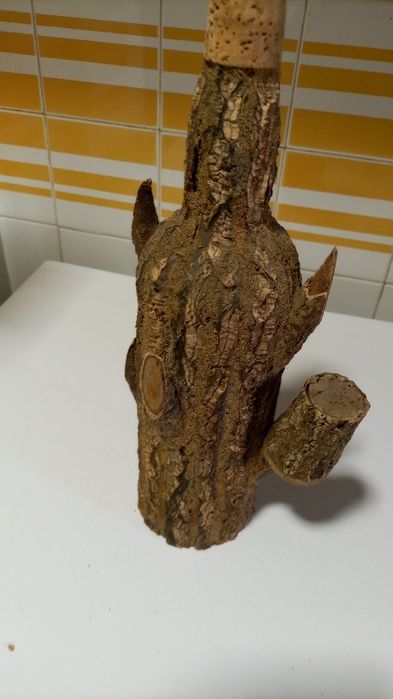 Garrafa forrada a cortiça