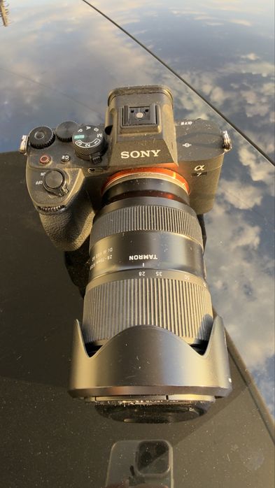 Sony a7iv com lente f.2.8 tamron 28-75mm