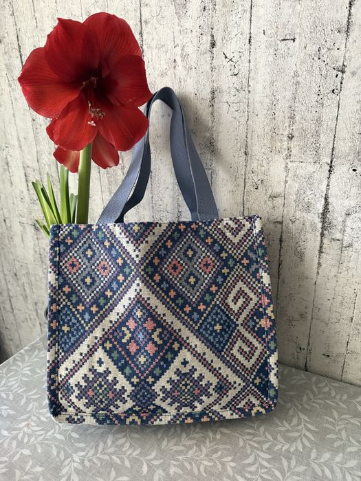 Сумка шопер з вишивкою