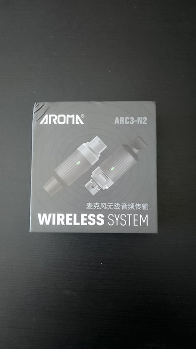 Sistema Wireless para Microfone Aroma ARC3-N2 XLR – Novo(Excelente Qualidade/Preço)