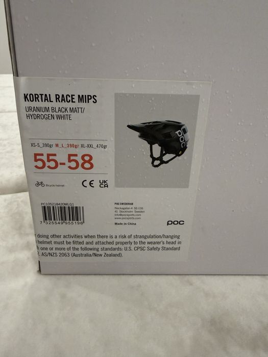 Capacete POC Kortal Race MIPS Preto