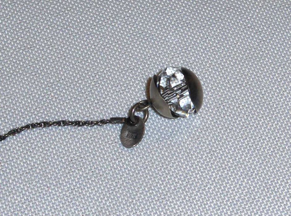 W.KRUK Srebrna bransoletka z kryształem Swarovski NOWA