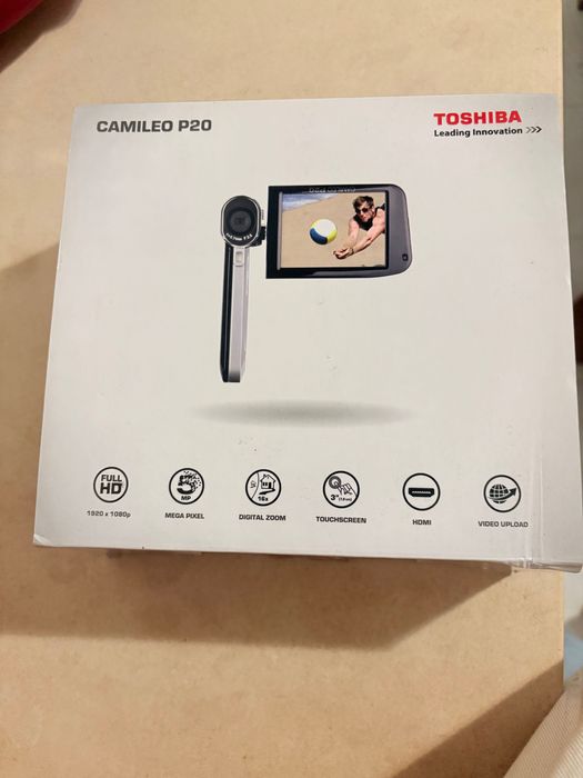 Câmera de filmar Toshiba