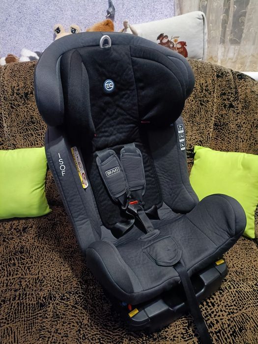 Дитяче Автокрісло ME 1041 BRAVO ISOFIX Royal Black