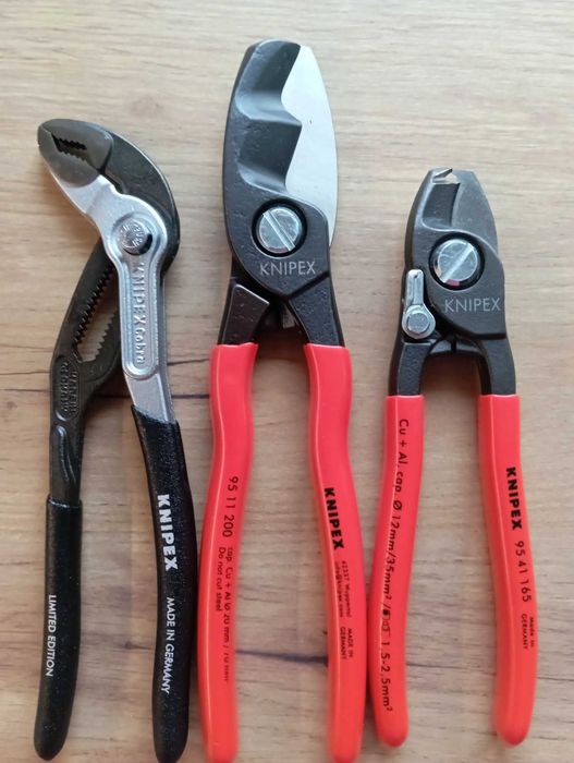 Knipex 180mm Limited Edition/Nożyce do kabli Z podwójnym ostrzem/Nożyce do kabli