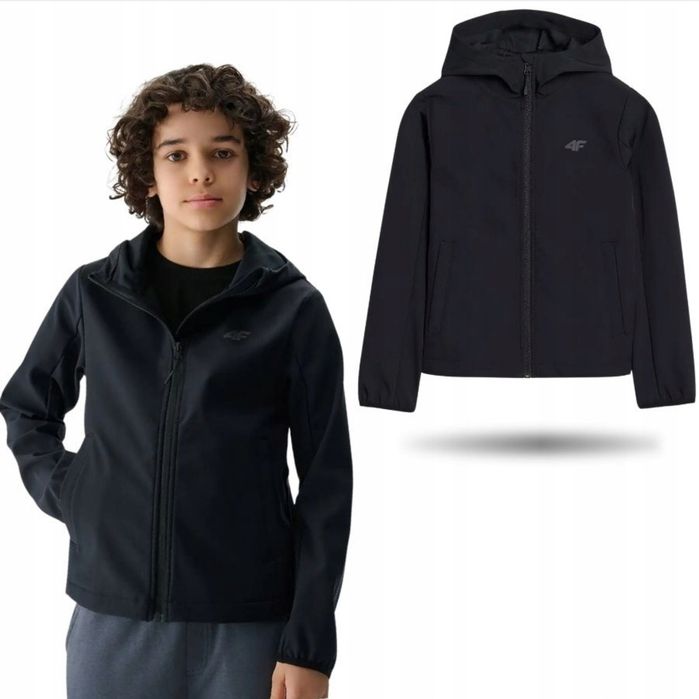 4F kurtka chłopięca softshell 122-140
