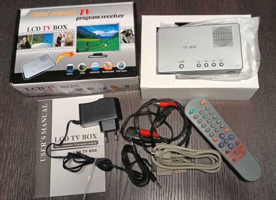 Tuner TV analog (do retro sprzętów) i cinch (konsole) na monitor VGA