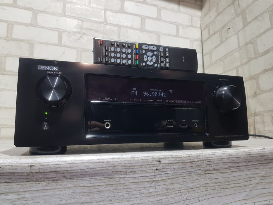 5.1 AV ресивер DENON AVR X1000+2 . 5x120 Вт, HDMI USB LAN