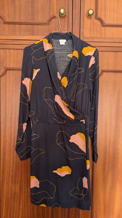 Vestido manga comprida