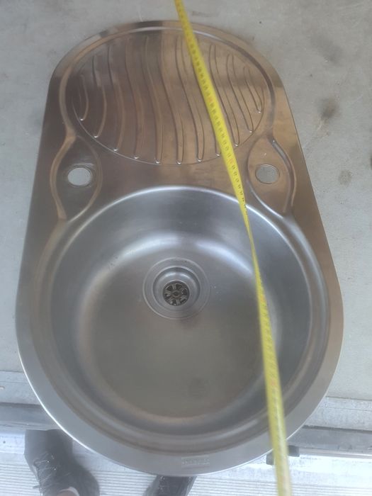Zlew zlewozmywak 85/45cm syfon