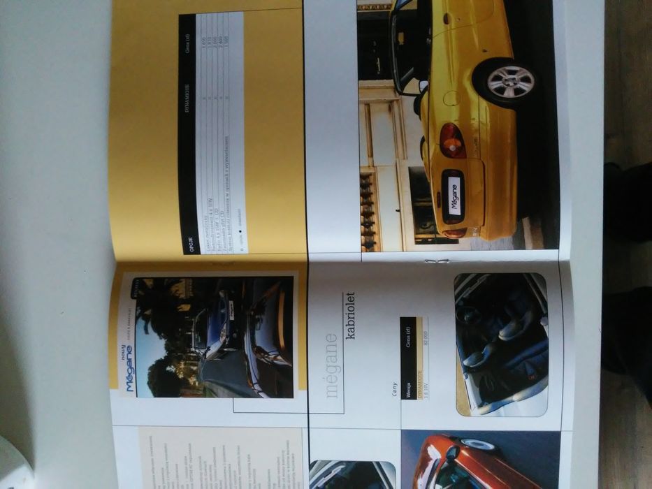 Prospekt samochodowy oferta Renault 2001r