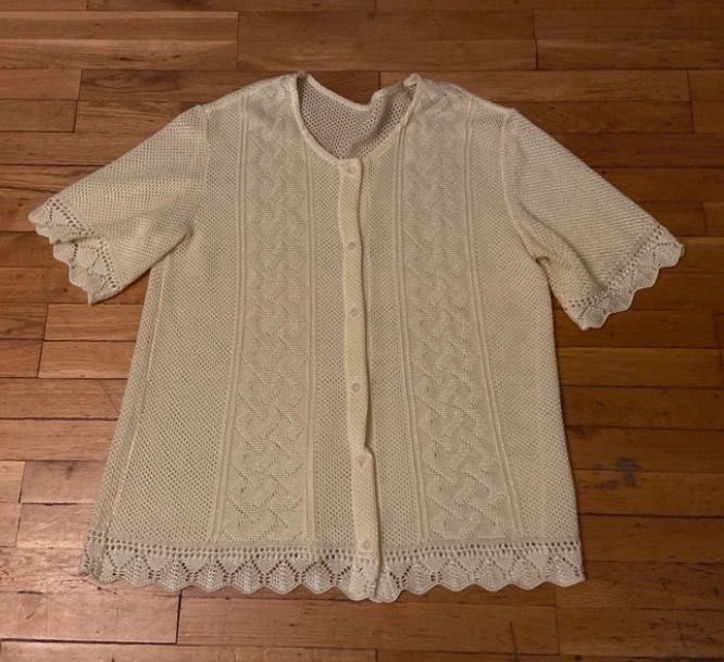 Beżowy kardigan sweter damski rozmiar XXXL/36