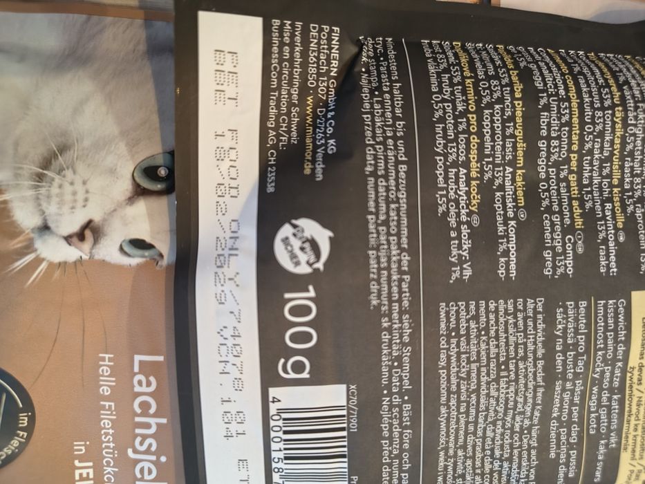 Miamor Feine Filets w saszetkach, 6 x 100 g

Tuńczyk z galaretką łososiową