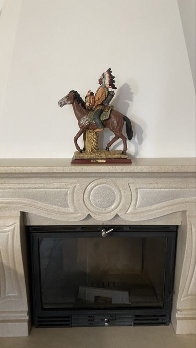 The peggy’s collection peça decorativa índio