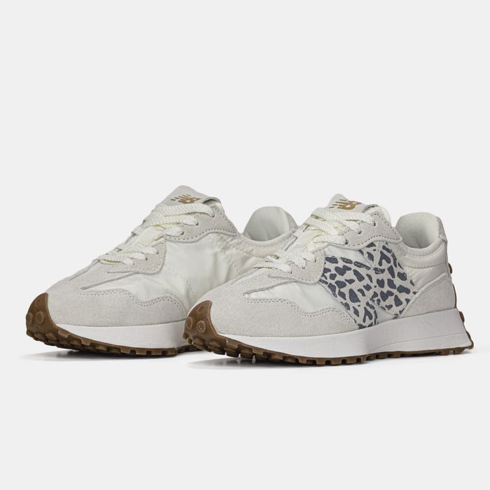 New Balance 327 White Leopard