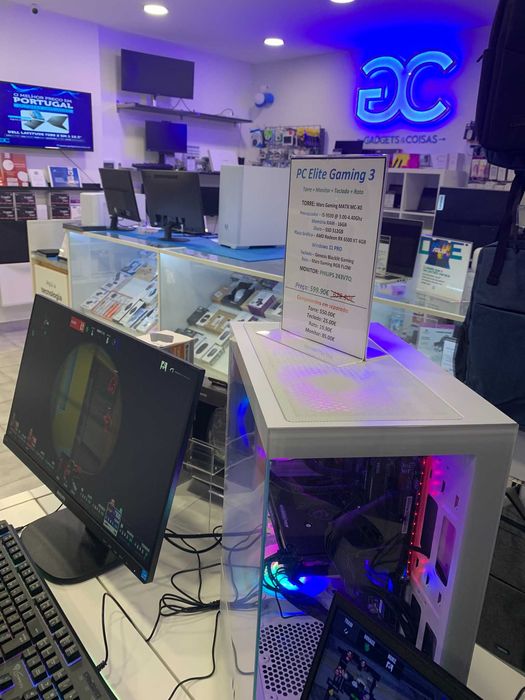 PC Gaming + Periféricos + Monitor + Garantia - Promoção - Loja física